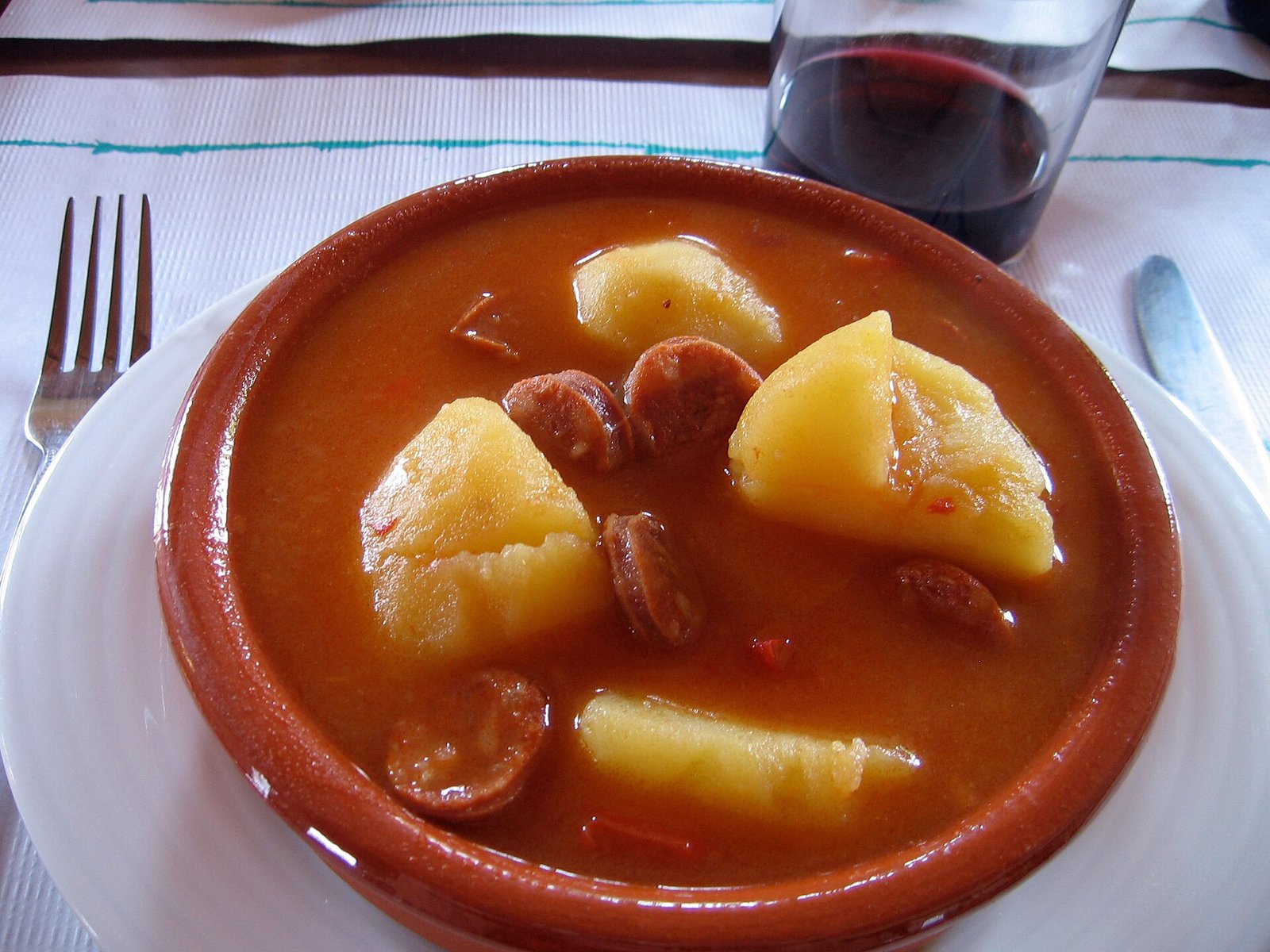 Vista de Patatas a la riojana Vista de Patatas a la riojana