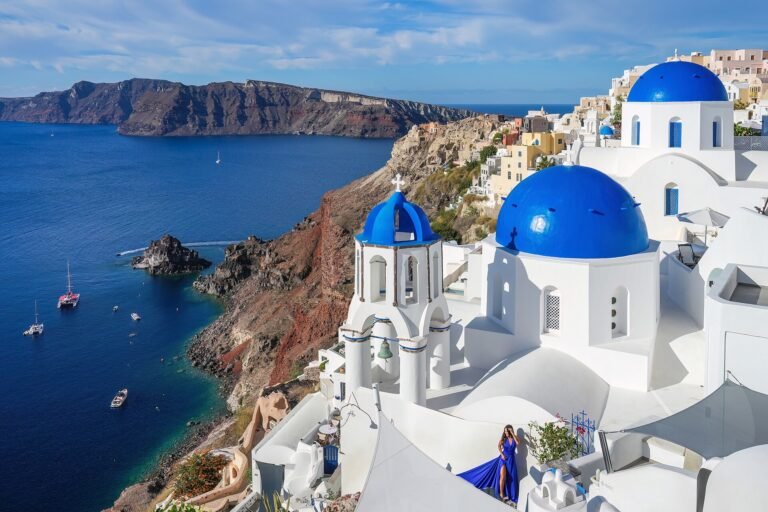 Qué ver en Santorini: guía de viaje Vista de Santorini