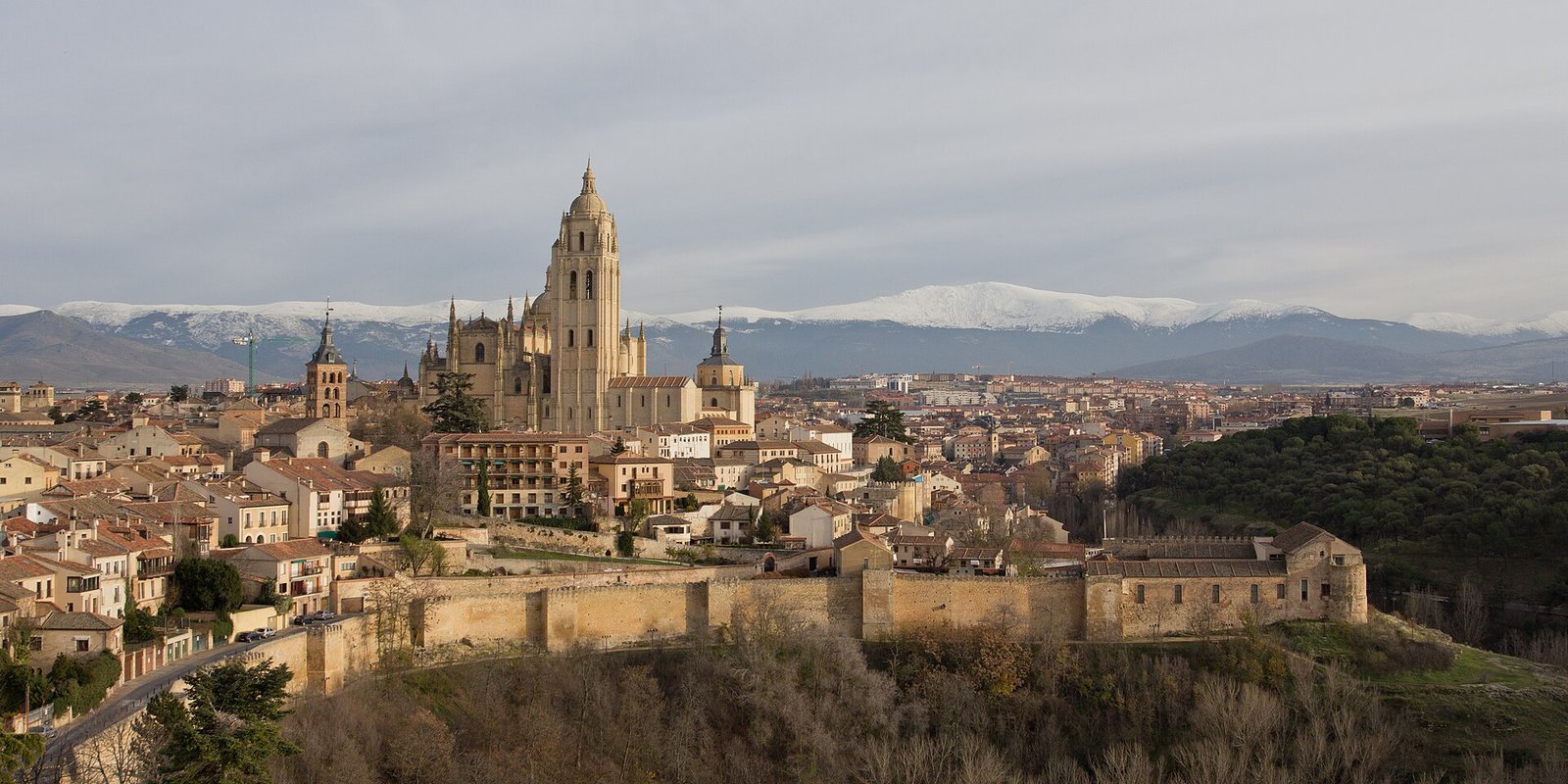 Vistas desde un mirador de Segovia